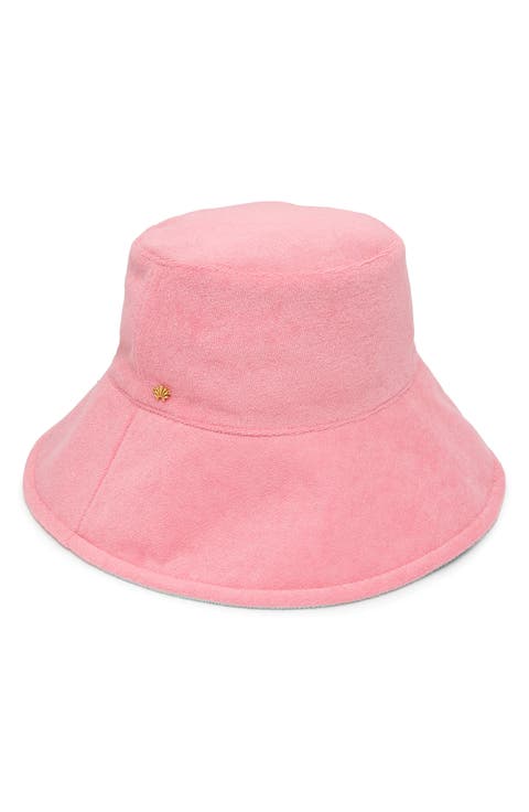 Reversible Long Brim Terry Cloth Hat