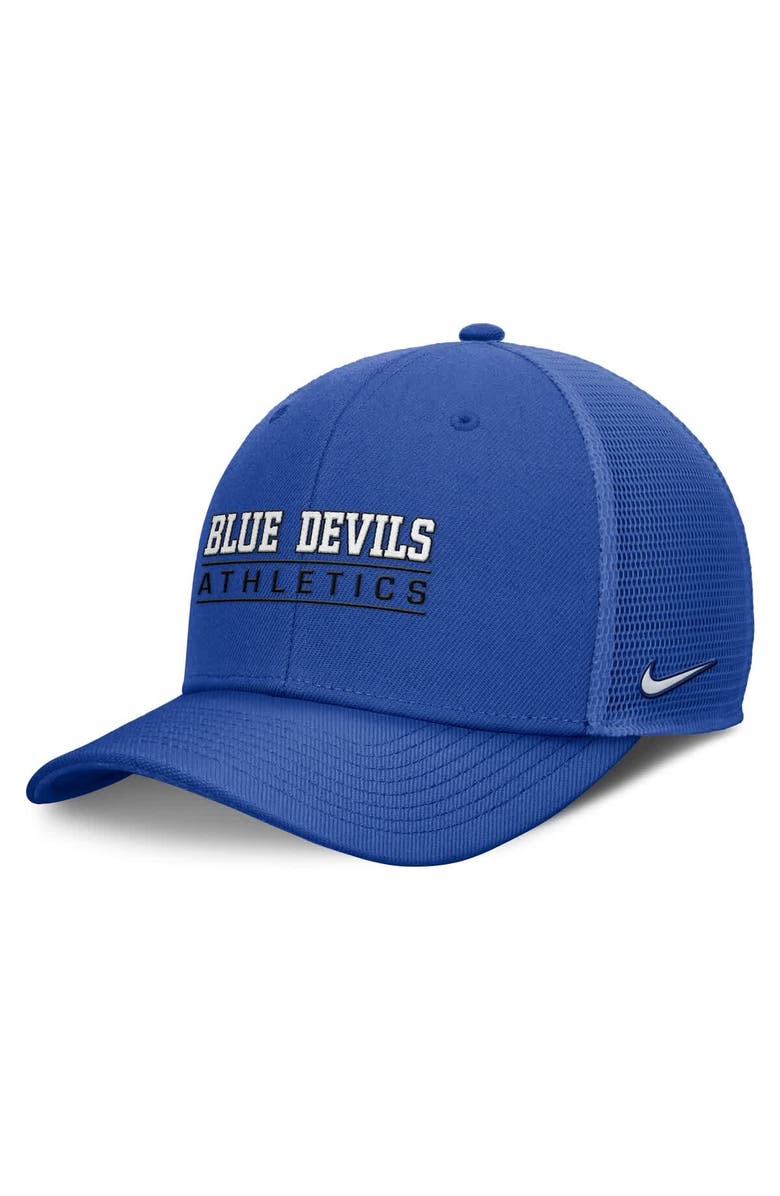 Nike Men's Nike Royal Duke Blue Devils Rise Adjustable Hat, Main, color, Royal