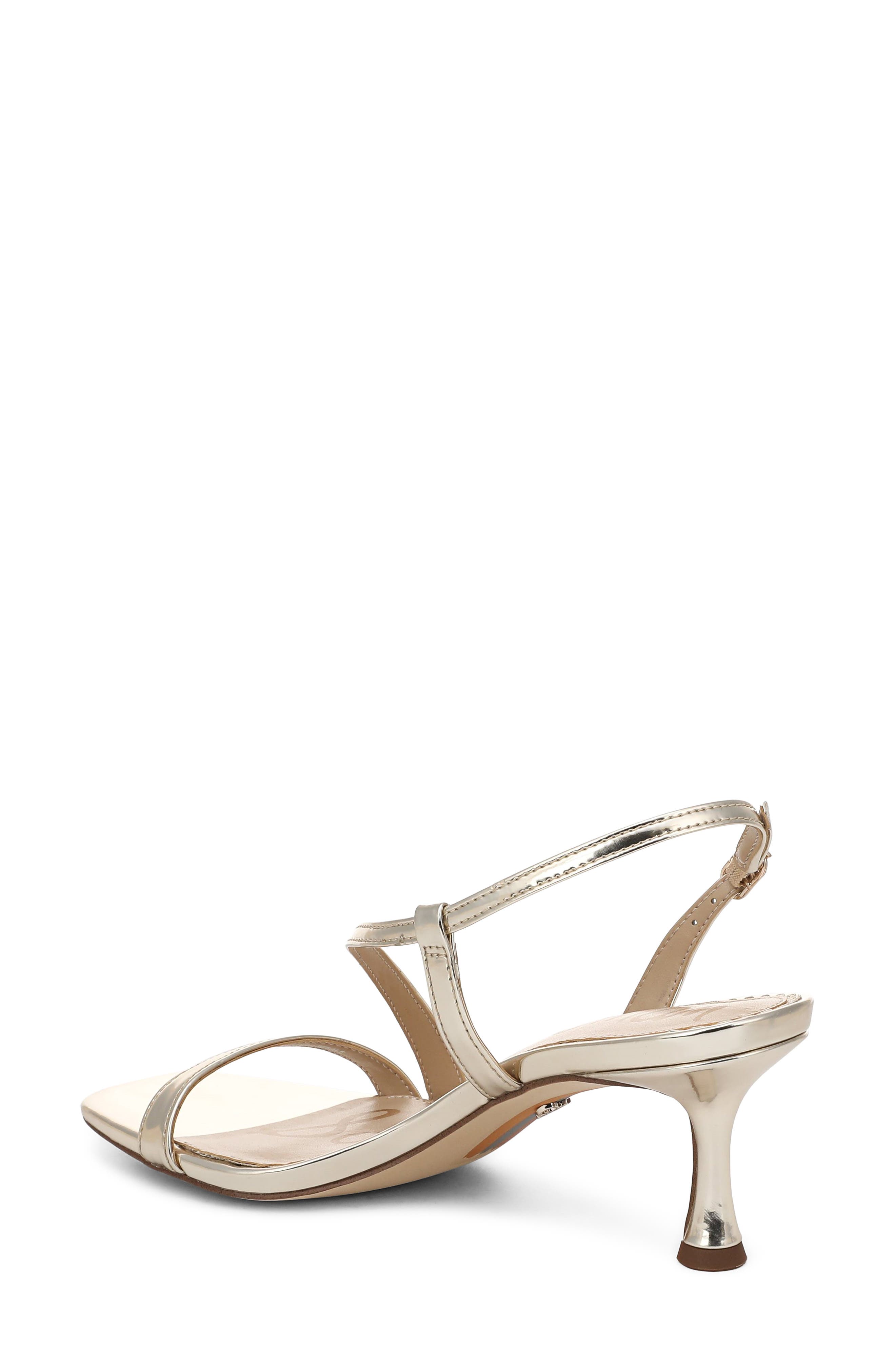 Prance Faux Leather Sandal, Alternate, color, GOLD
