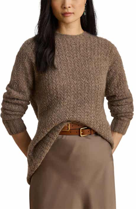 Lauren Ralph Lauren Oversize Open Stitch Sweater