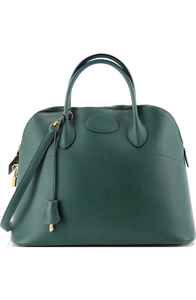 Pre-Owned Hermes Bolide Bag Ardennes 35, Main, color, Vert