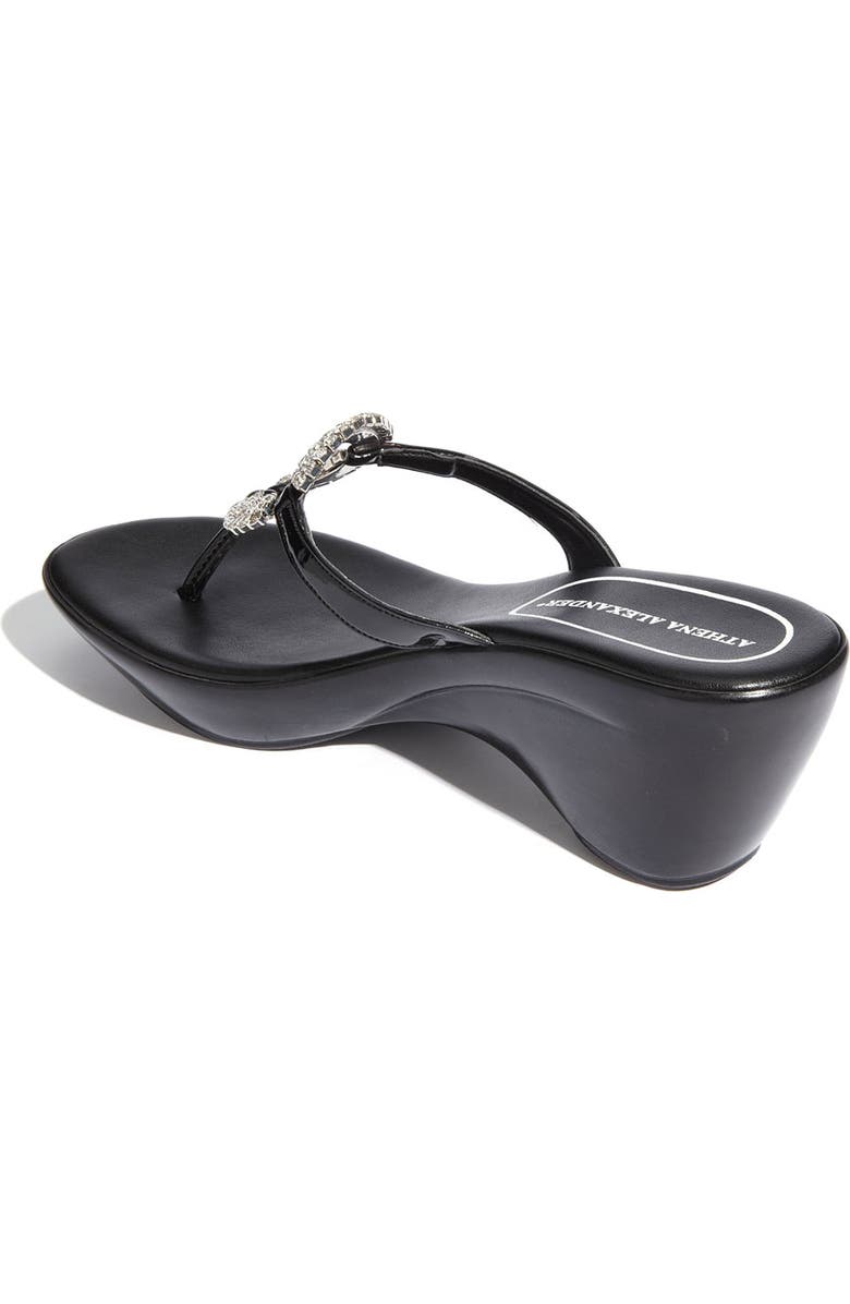 Athena Alexander Athena Alexandra 'Sabrina' Wedge Sandal, Alternate, color,