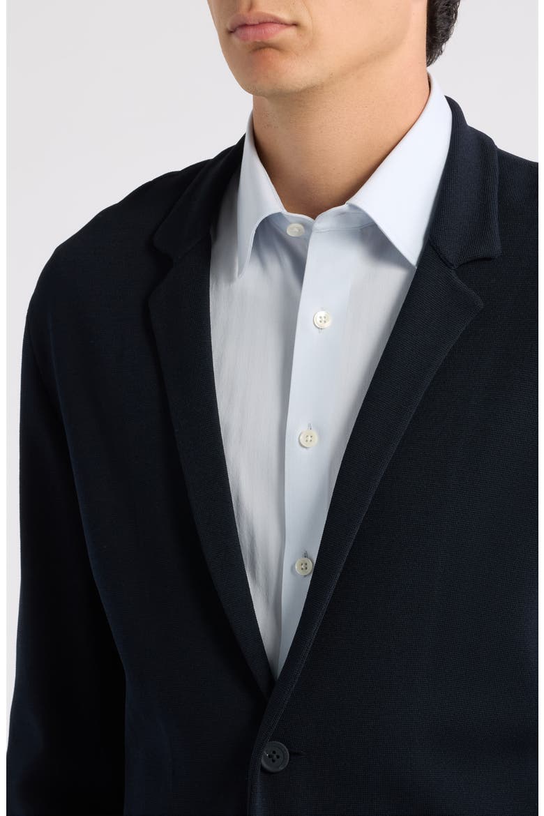 Lightweight Knit Sport Coat, Alternate, color, SOLID BLUE NAVY
