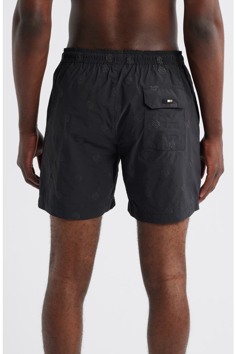 Jean Swim Trunks, Alternate, color, BLACK
