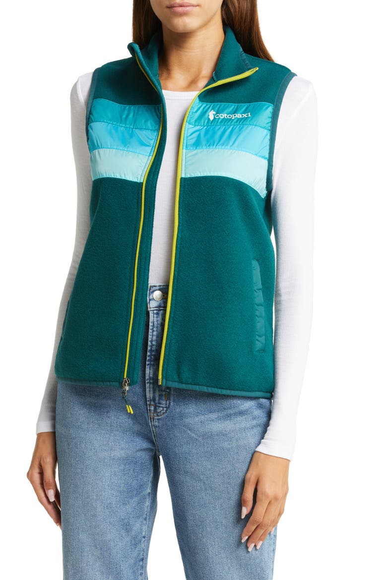 Teca Fleece Vest, Main, color, GRAND ISLE