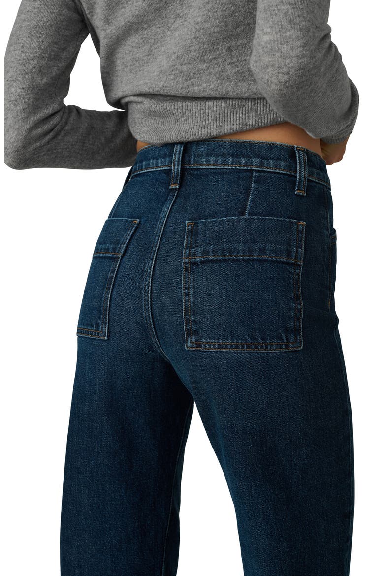The Margot Cuffed Slant Pocket High Waist Relaxed Straight Leg Jeans, Alternate, color, RENDEZVOUS