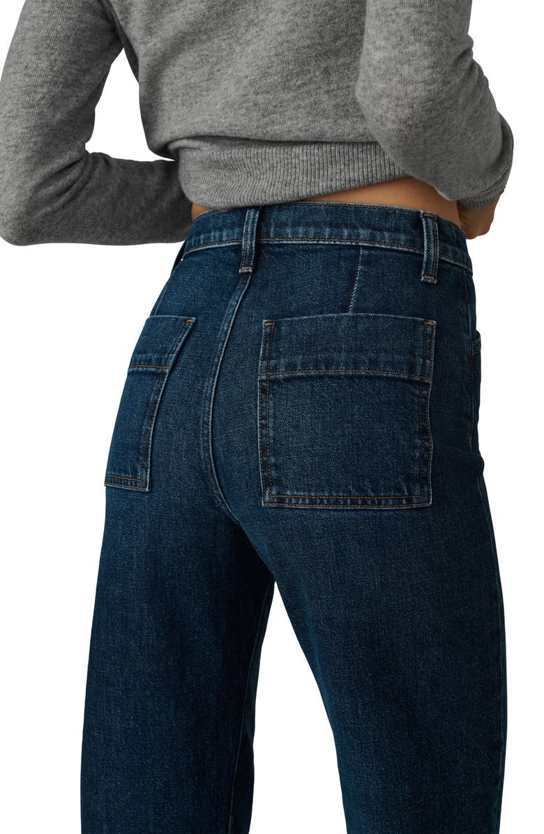 Joe's Jeans The Margot Cuffed Slant Pocket High Waist Relaxed Straight Leg Jeans, Alternate, color, Rendezvous