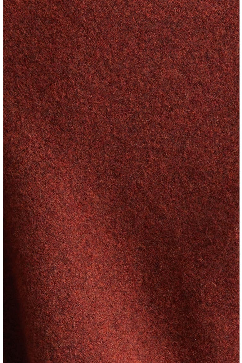 Abie Boiled Wool Blend Sweater, Alternate, color, CINNAMON