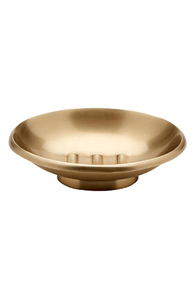Waterworks Studio Wallingford Brass Soap Dish, Main, color, 