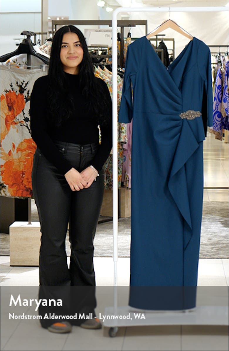 Ruched Column Gown, sales video thumbnail