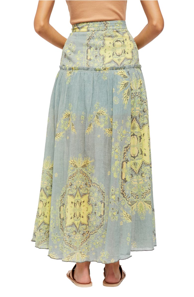 Free People Farrah Drop Waist Maxi Skirt, Alternate, color, 