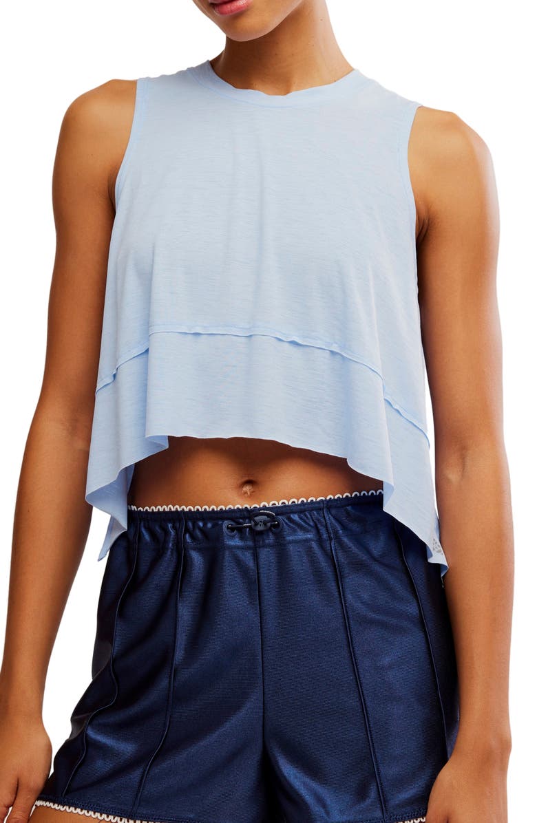 Free People Tempo Tank Top, Main, color, Mystic Blue