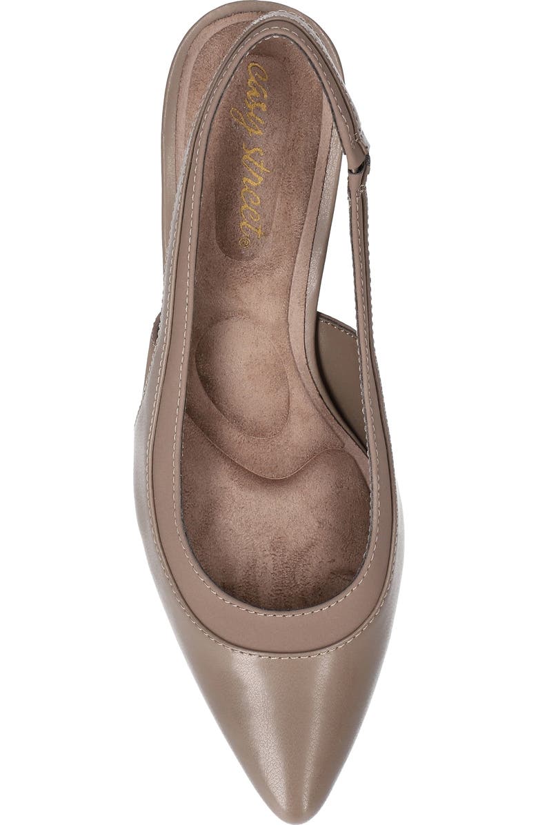 EASY STREET Dessa Slingback Pointed Toe Pump, Alternate, color, Taupe