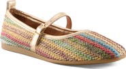 AZURA BY SPRING STEP Multicolor Raffia Ballet Flat