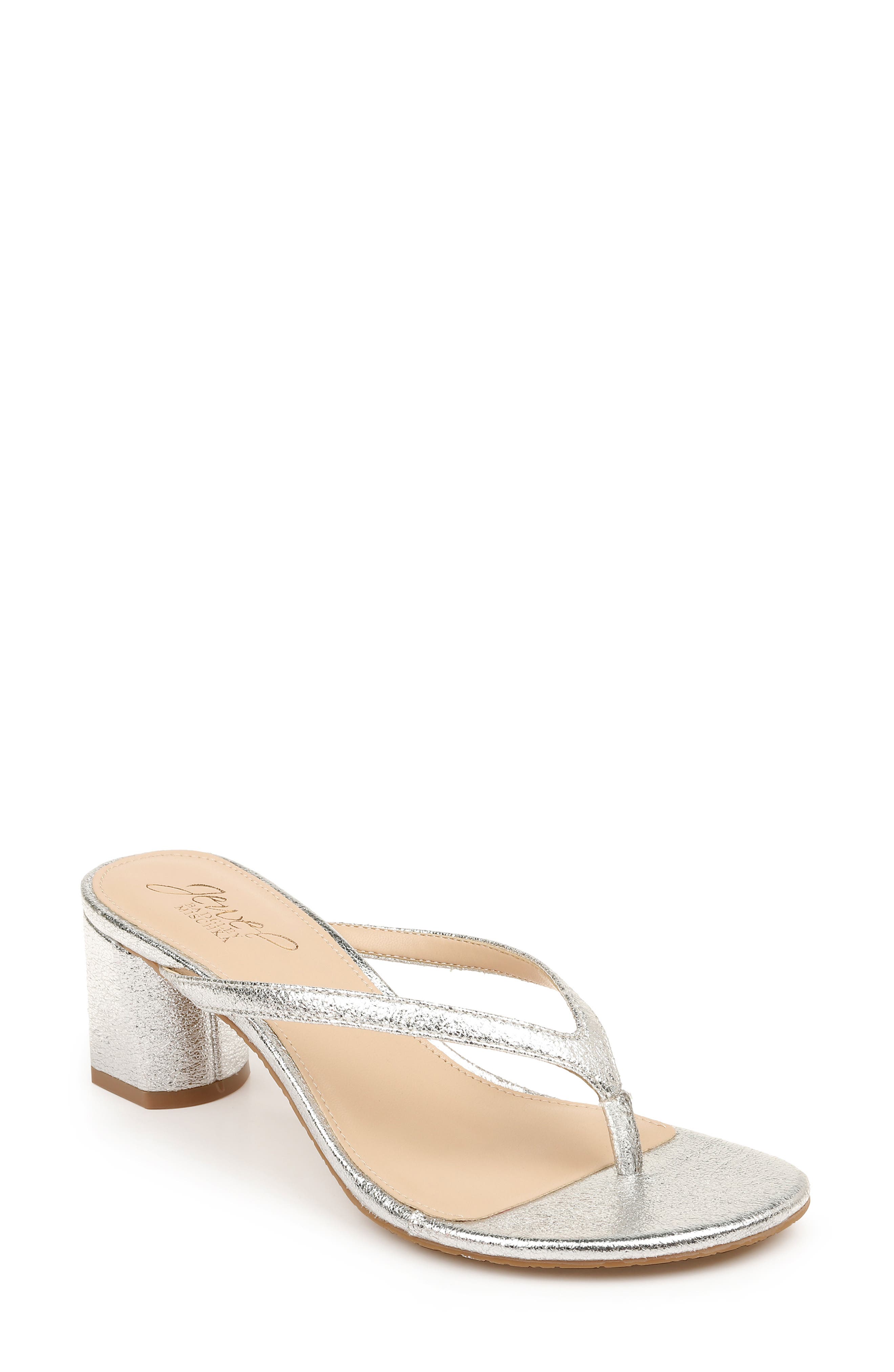 Bravery Sandal, Main, color, SILVER METALLIC