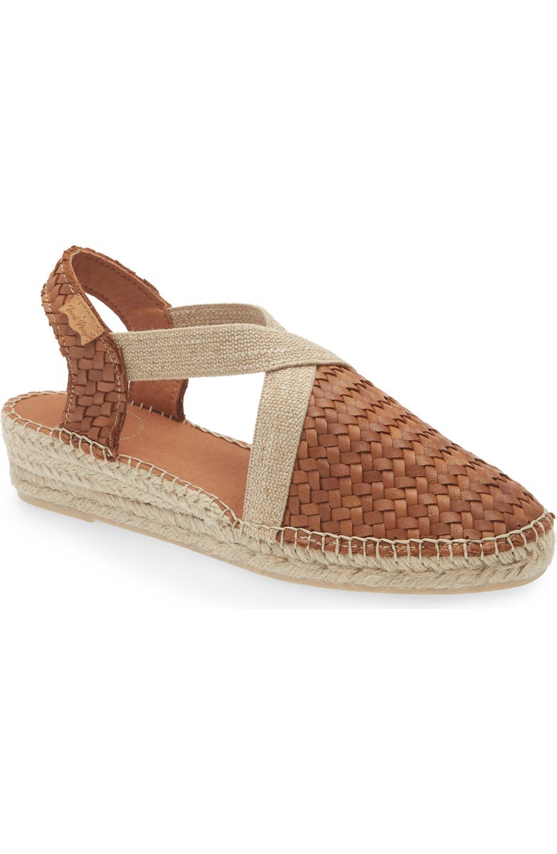 Toni Pons Siracusa Slingback Espadrille Wedge, Main, color, Cuiro