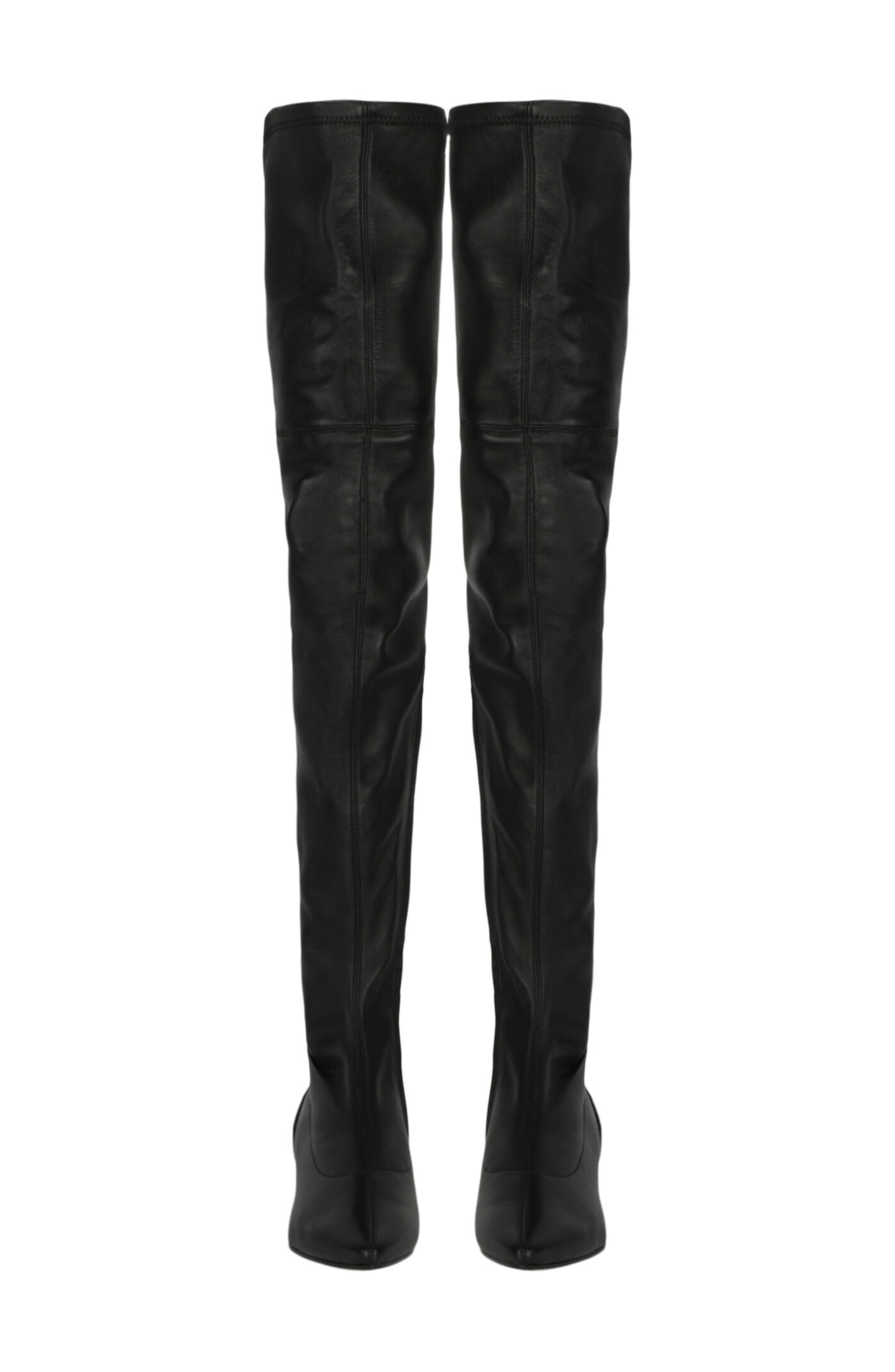 Givenchy Over-the-Knee Kitten Heel Boot, Alternate, color, Black