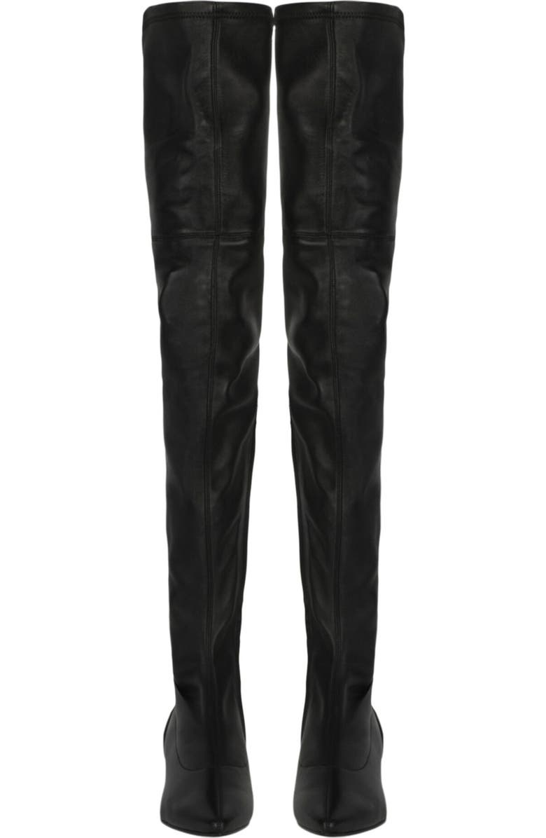 Givenchy Over-the-Knee Kitten Heel Boot, Alternate, color, Black