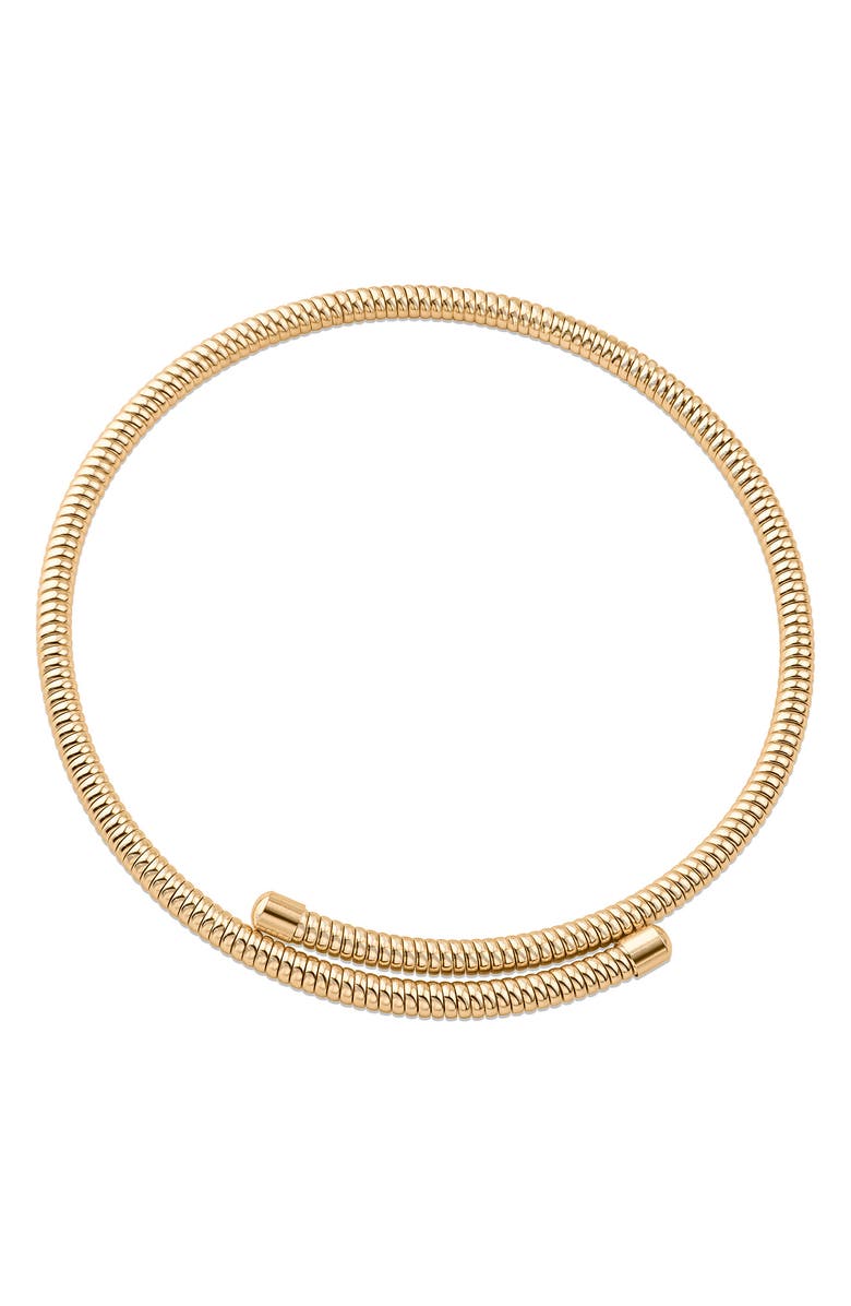 JARDIN Cocoon Chain Wrap Choker Necklace, Main, color, Gold