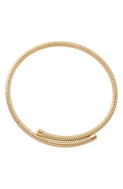 Cocoon Chain Wrap Choker Necklace