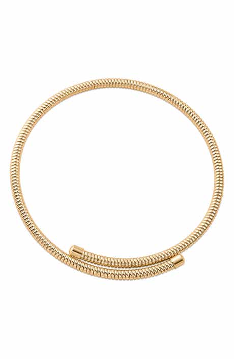 JARDIN Cocoon Chain Wrap Choker Necklace