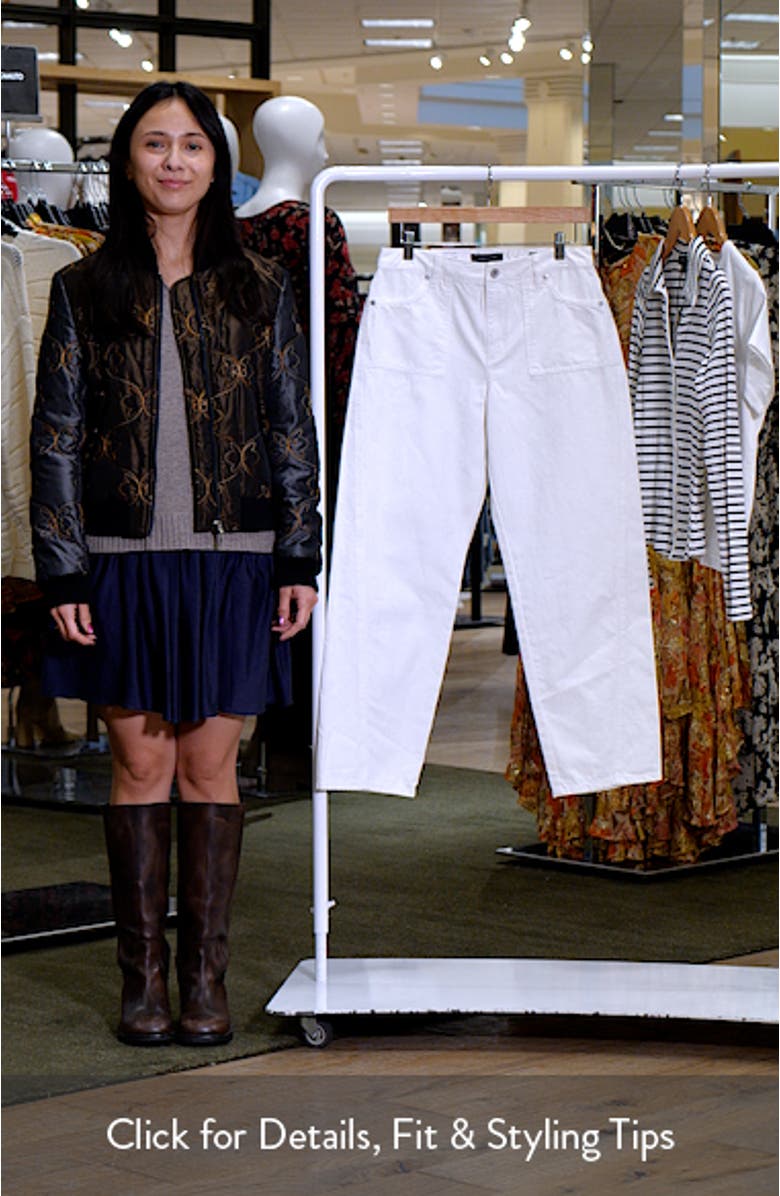 District High Waist Barrel Leg Ankle Jeans, sales video thumbnail