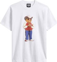 MARKET Hee Haw Bear Cotton Graphic T-Shirt