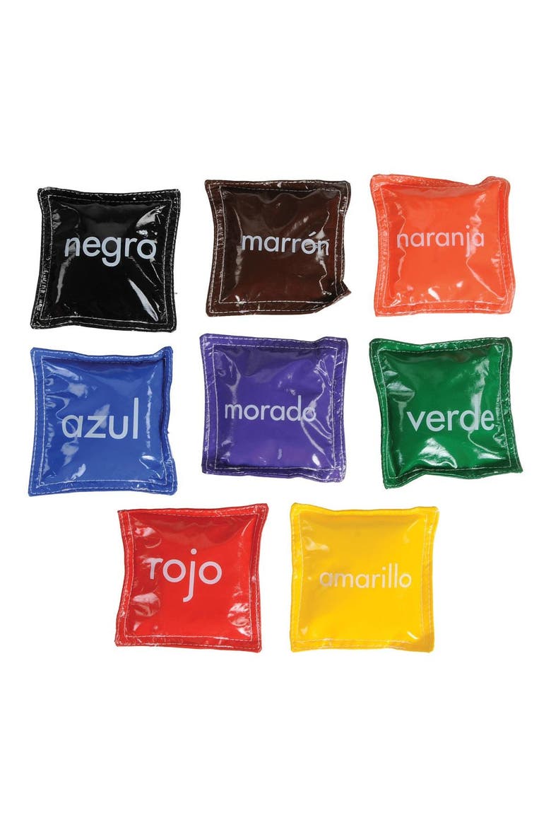 Bilingual Color and Number Beanbags, Alternate, color, Multicolored