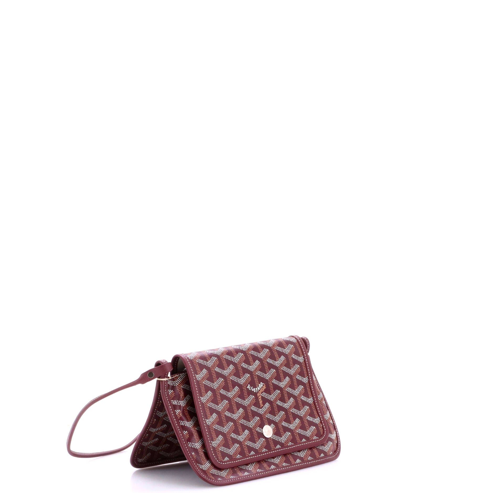 Plumet Clutch Wallet Coated Canvas, Alternate, color, Burgundy