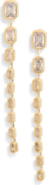 EYE CANDY LOS ANGELES Malina CZ Dangle Drop Earrings