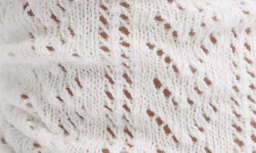 Casa Clara Pointelle Lettuce Edge Crew Socks