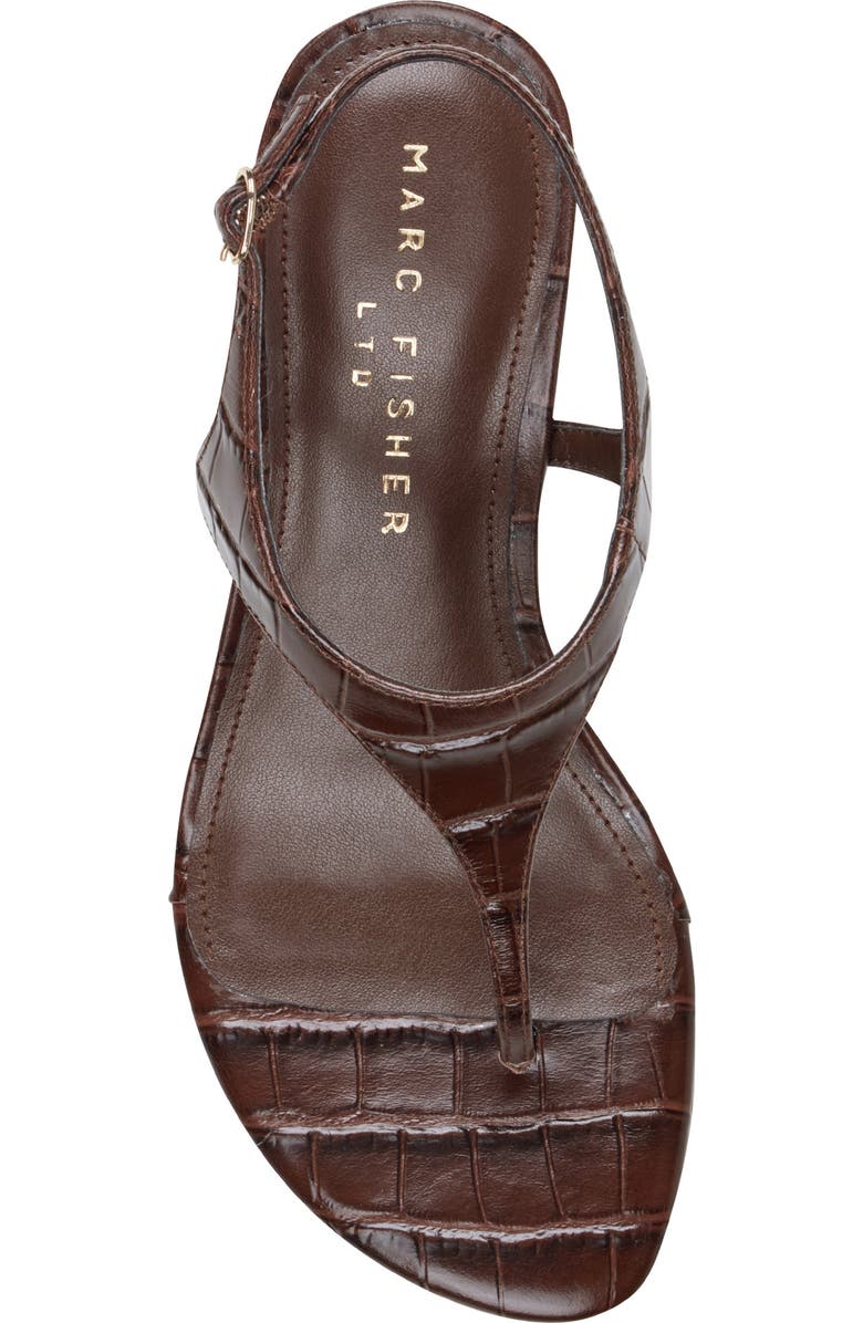 Marc Fisher LTD Pelysa Ankle Strap Sandal, Alternate, color, Dbr01