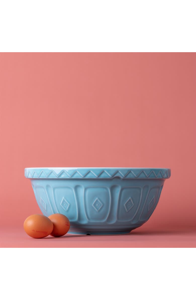 MASON CASH Color Mix Turquoise Size 12 Mixing Bowl, 4.25 Quart, Alternate, color,