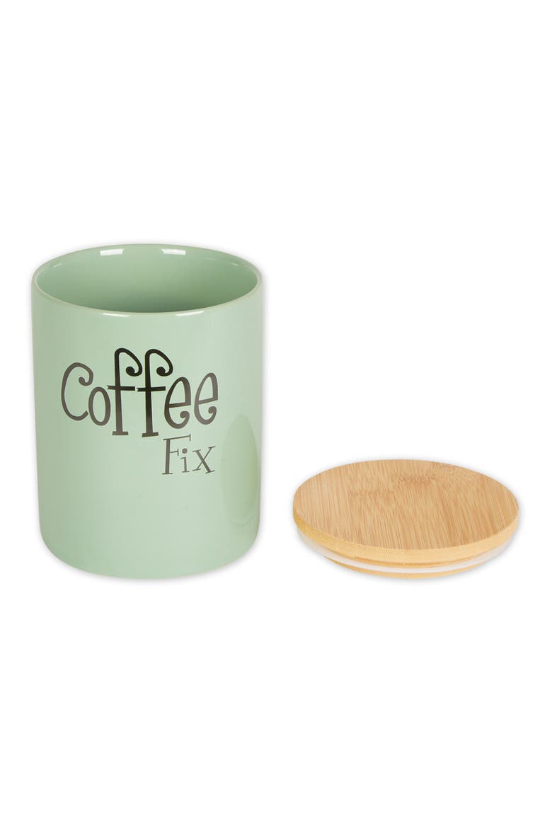 Retro Coffee Sugar Tea Ceramic Canister Set/3, Alternate, color, Jadeite
