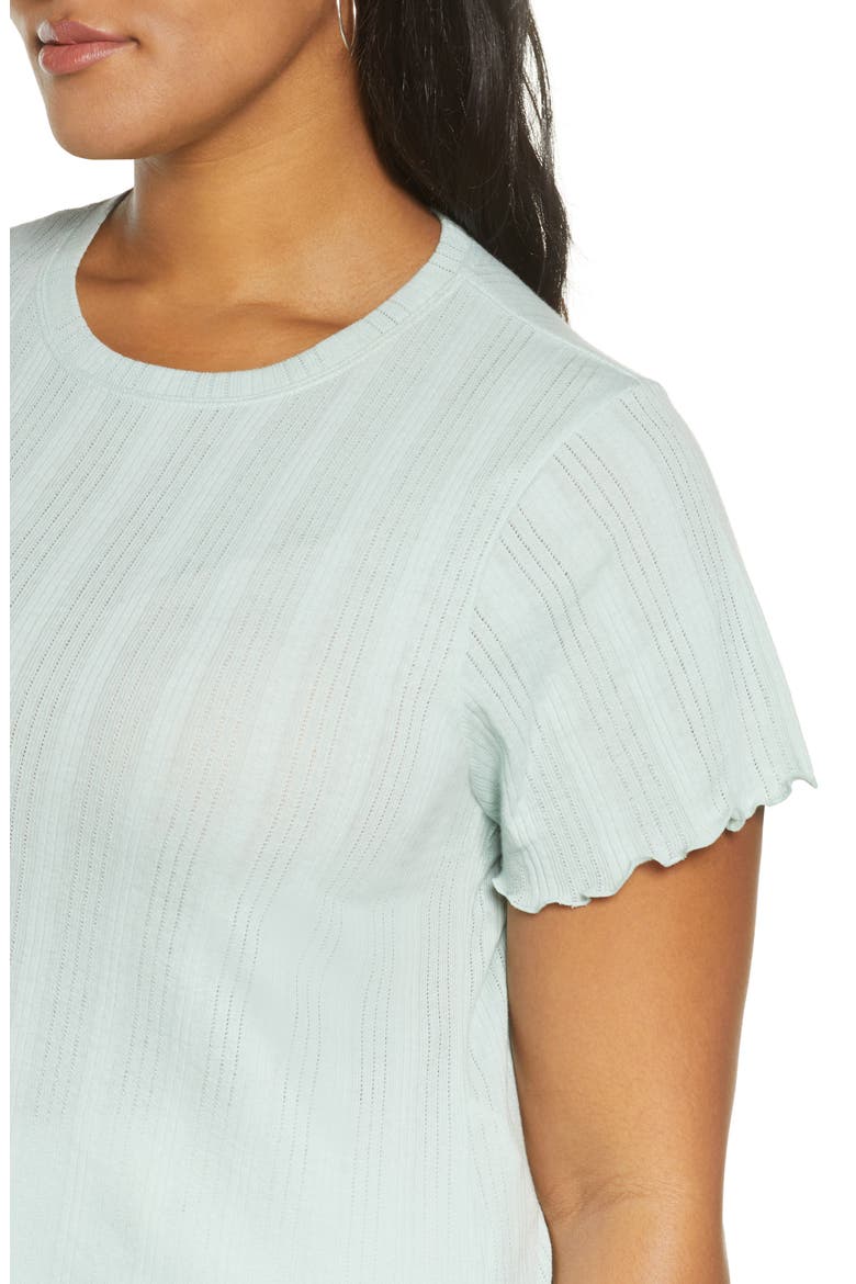 Lettuce Edge T-Shirt, Alternate, color, GREEN PALE JADE