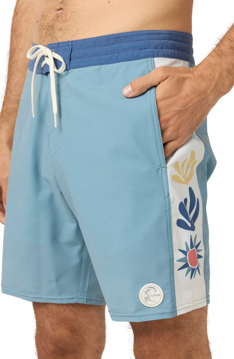 O'Neill OG Side Panel Cruzer Board Shorts, Alternate, color, Stormy Sea