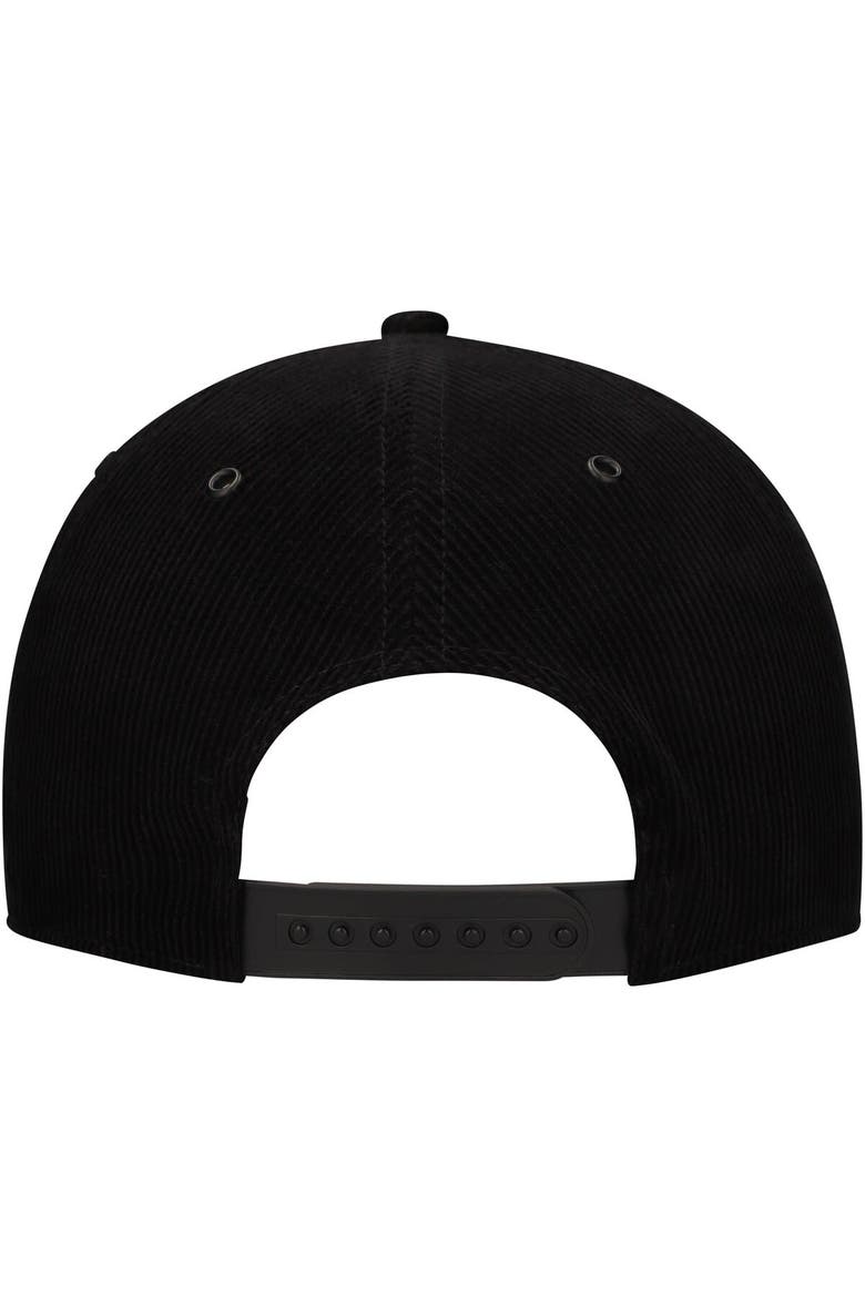 Men's American Needle Black Pittsburgh Penguins Corduroy Chain Stitch Adjustable Hat, Alternate, color, Black