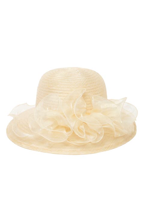 Chiffon Ruffle Hat