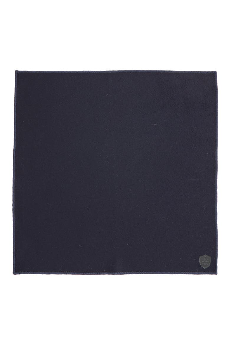 Cashmere Pocket Square, Alternate, color, NAVY