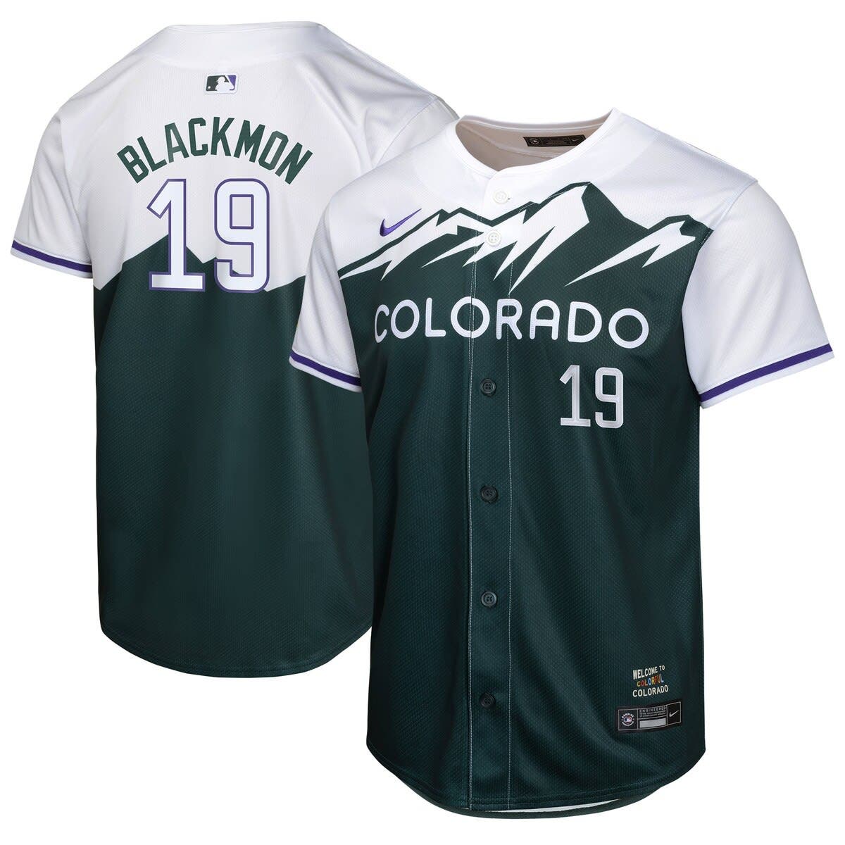 Nike Youth Nike Charlie Blackmon Green Colorado Rockies City