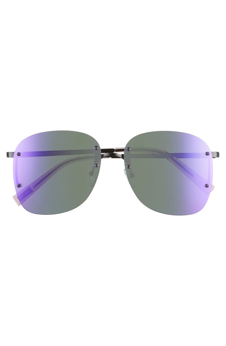 Le Specs Skyline 59mm Rimless Sunglasses, Alternate, color, 