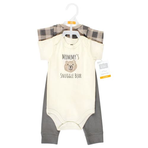 Hudson Baby Two Bodysuits & Matching Pants Apparel Set In Multi