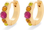 Kurt Geiger London Crystal Huggie Earrings