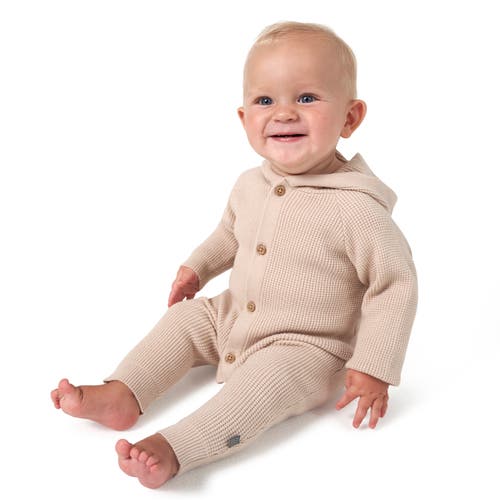 Modern Moments™ By Gerber Hooded Sweater Romper In Beige