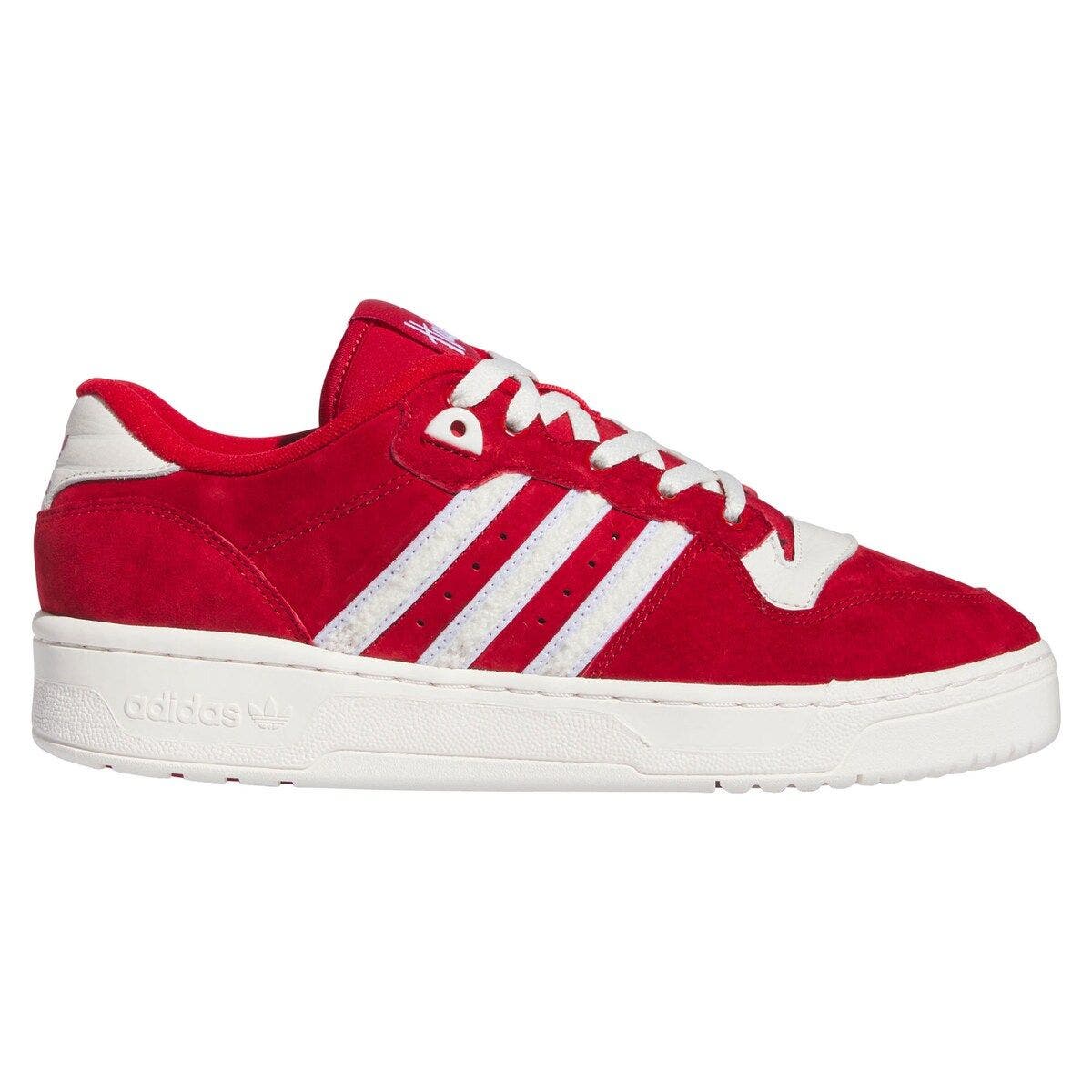 adidas Scarlet Nebraska Huskers Rivalry Low Basketball Shoes, Main, color, 