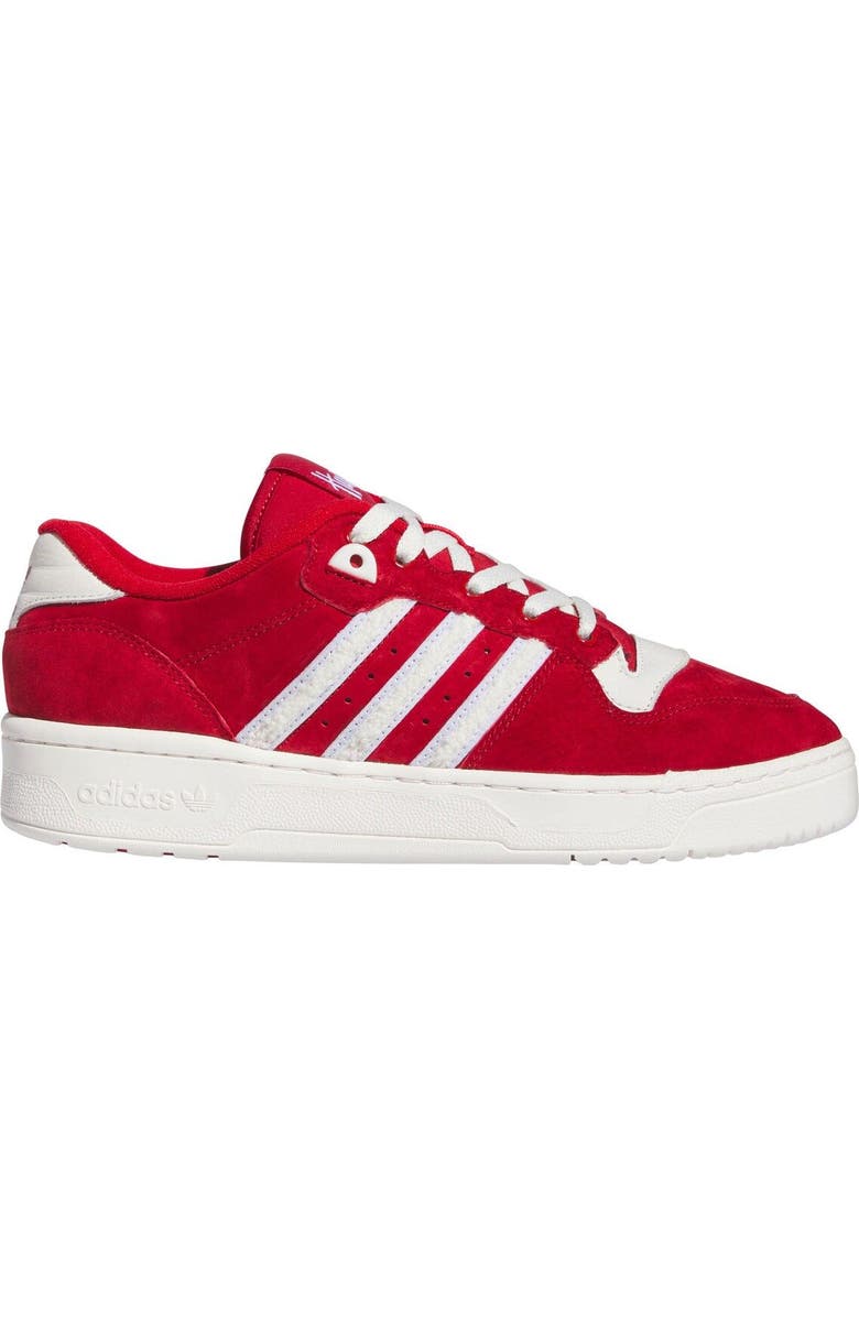 adidas Scarlet Nebraska Huskers Rivalry Low Basketball Shoes, Main, color,