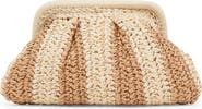 Dolce Vita Hydra Convertible Raffia Clutch