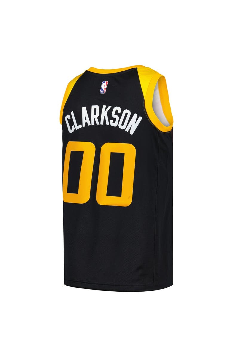 Nike Men's Nike Jordan Clarkson Black Utah Jazz Swingman Player Jersey - City Edition, Alternate, color, 