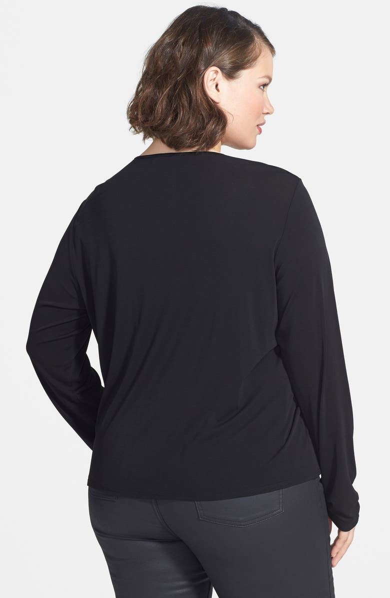 Eileen Fisher Silk Tee, Alternate, color, 