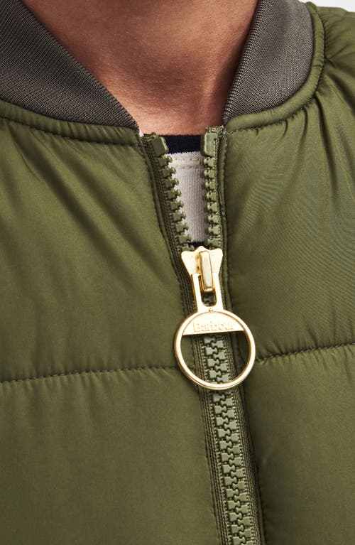Barbour Fay Puffer Vest In Green